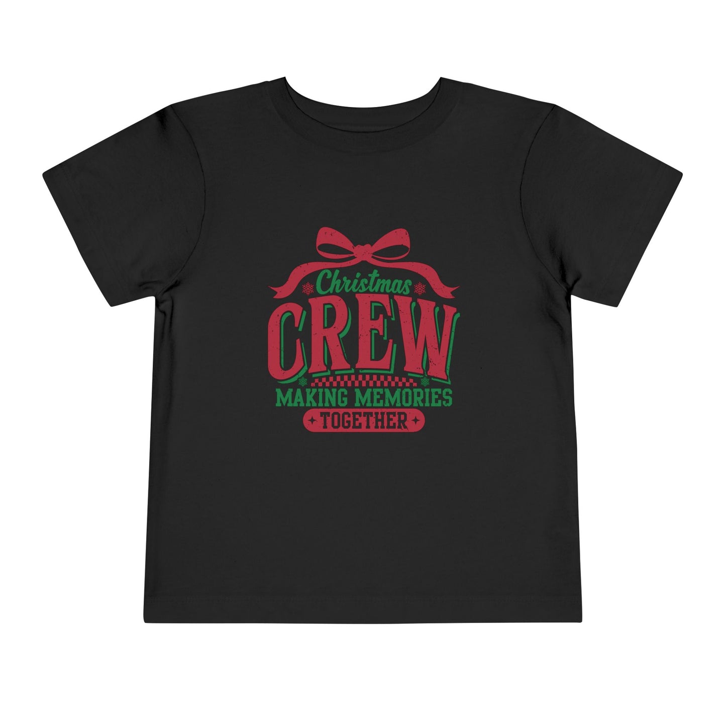 Toddler Short Sleeve Tee Christmas Crew