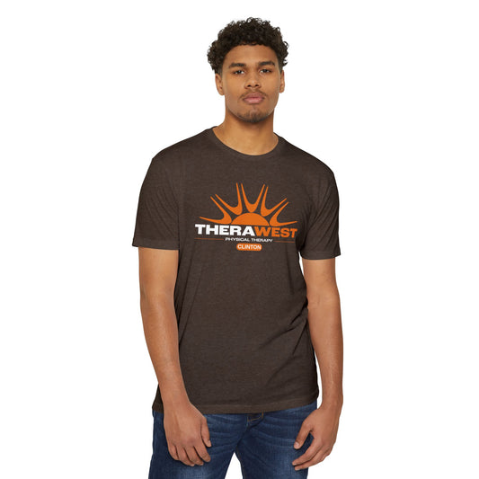 TheraWest Centered Location Unisex CVC Jersey T-shirt