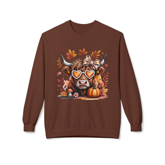 Fall highland cow  Sweatshirt