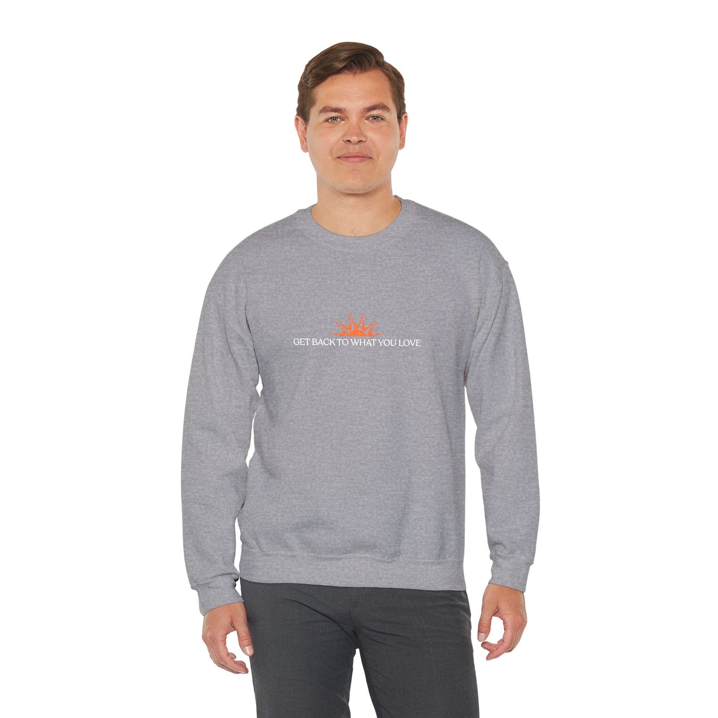 Embroidered Classic Get Back to What You Love TheraWest Crewneck