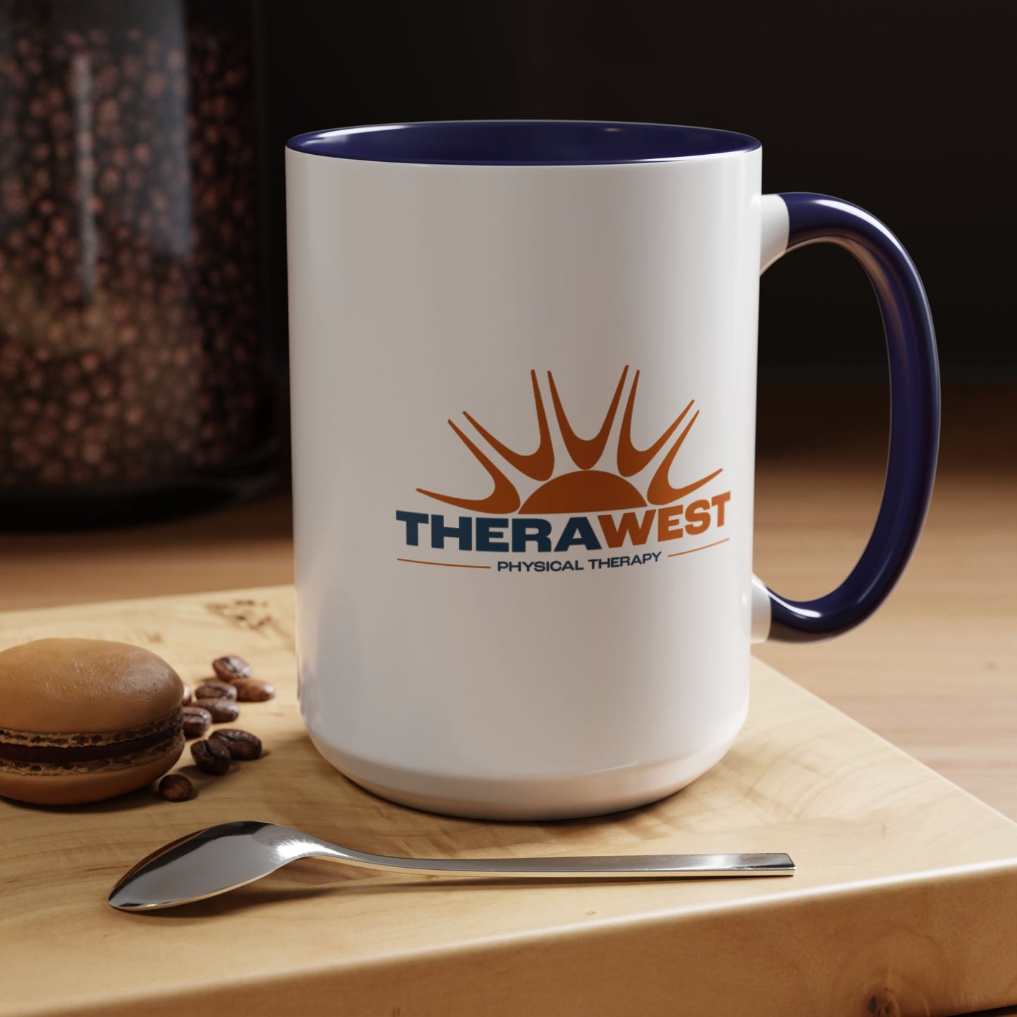 Colorful Handle TheraWest mug 11oz or 15 oz