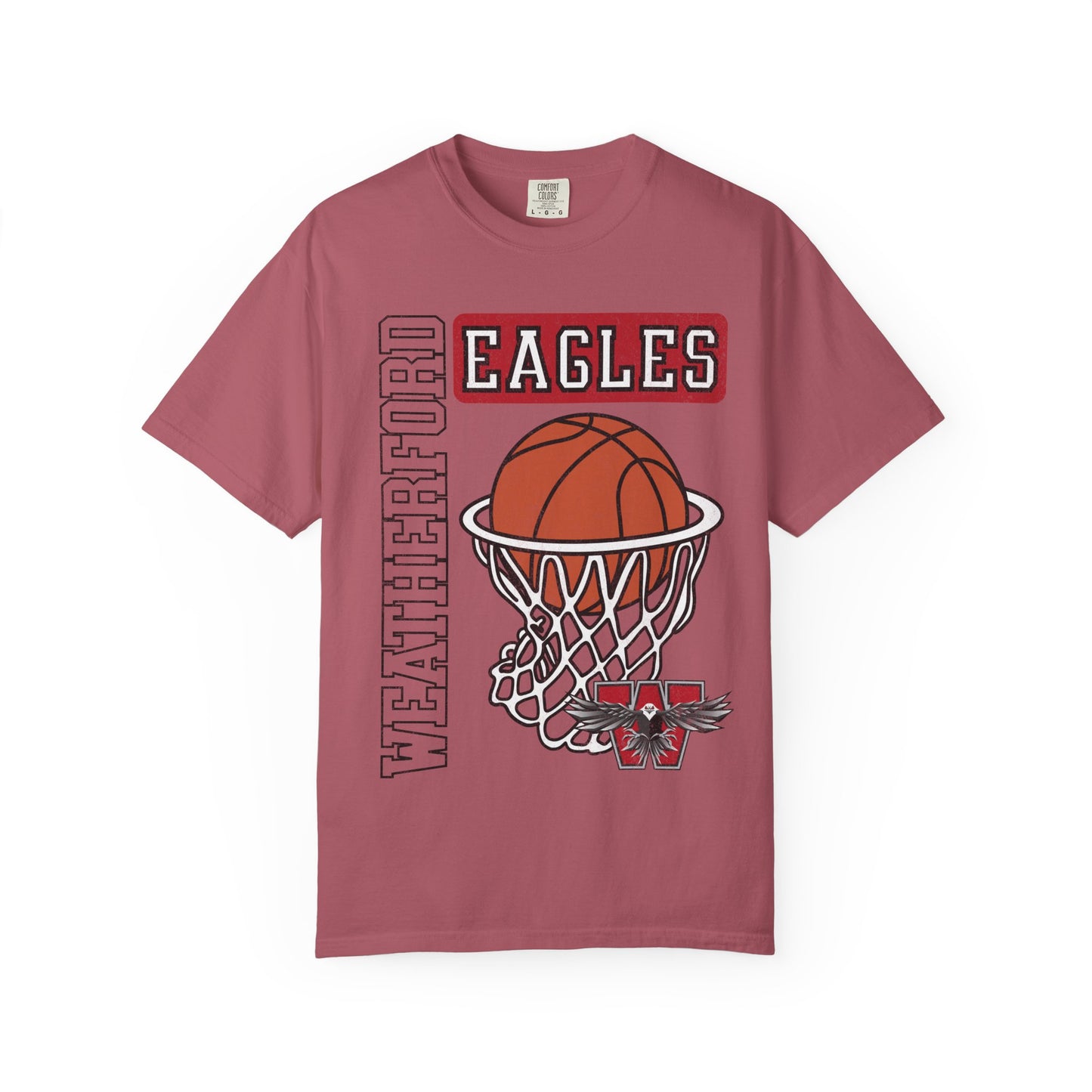 Weatherford Eagles Old School style Basketball Tee
