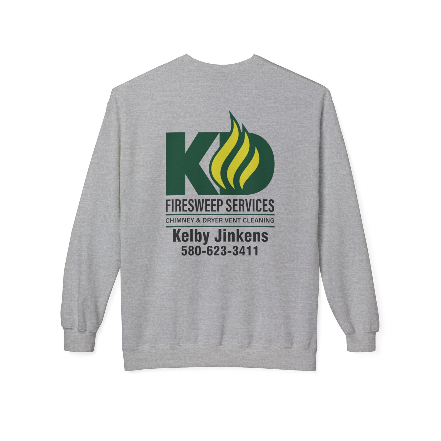 Front Back Gildan Crewneck Kelby