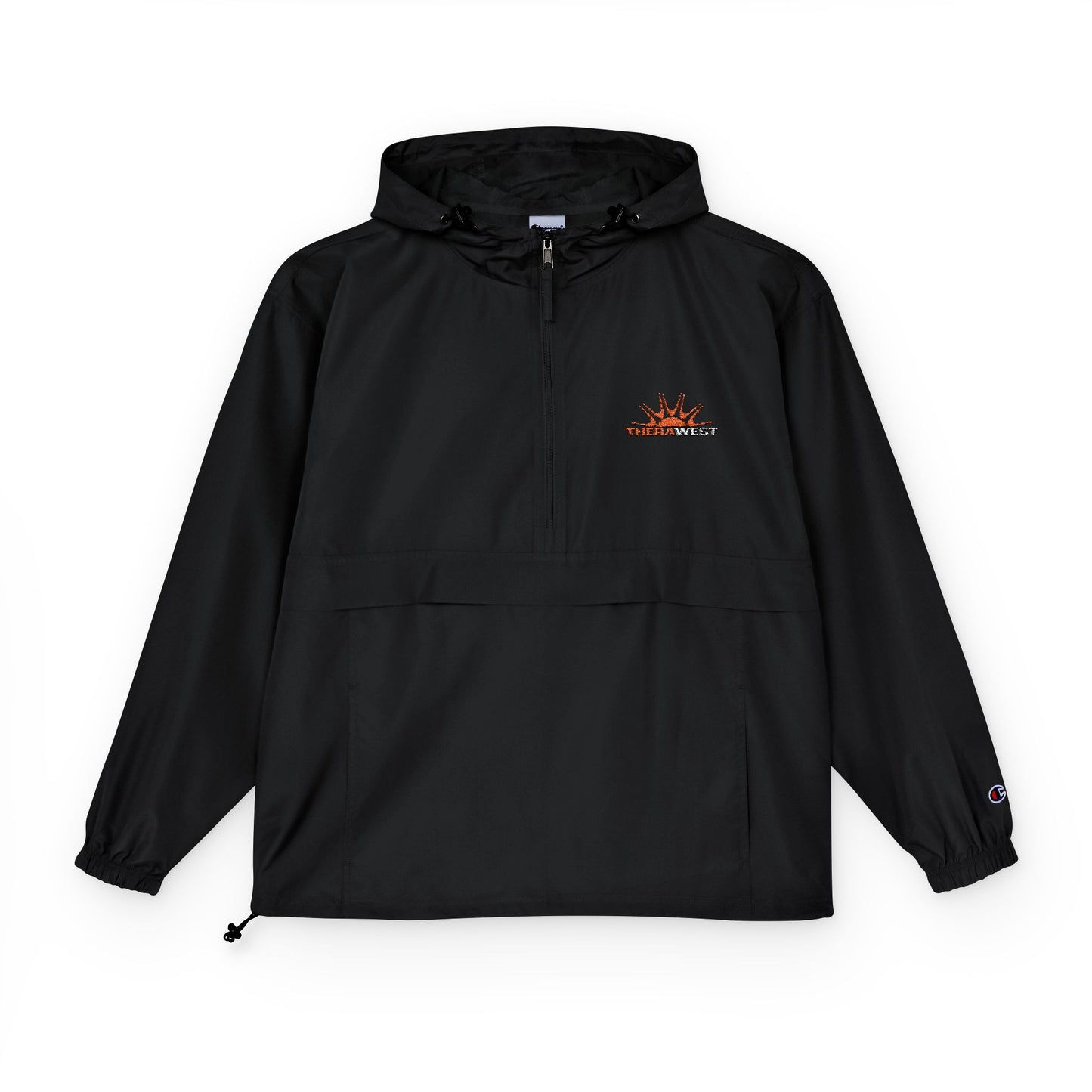 Embroidered Champion Packable Rain jacket TheraWest