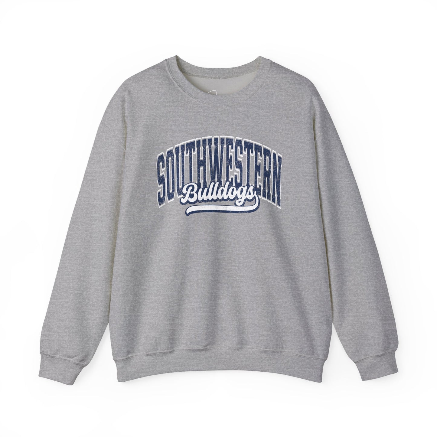 Retro bulldogs Heavy Blend™ Crewneck Sweatshirt