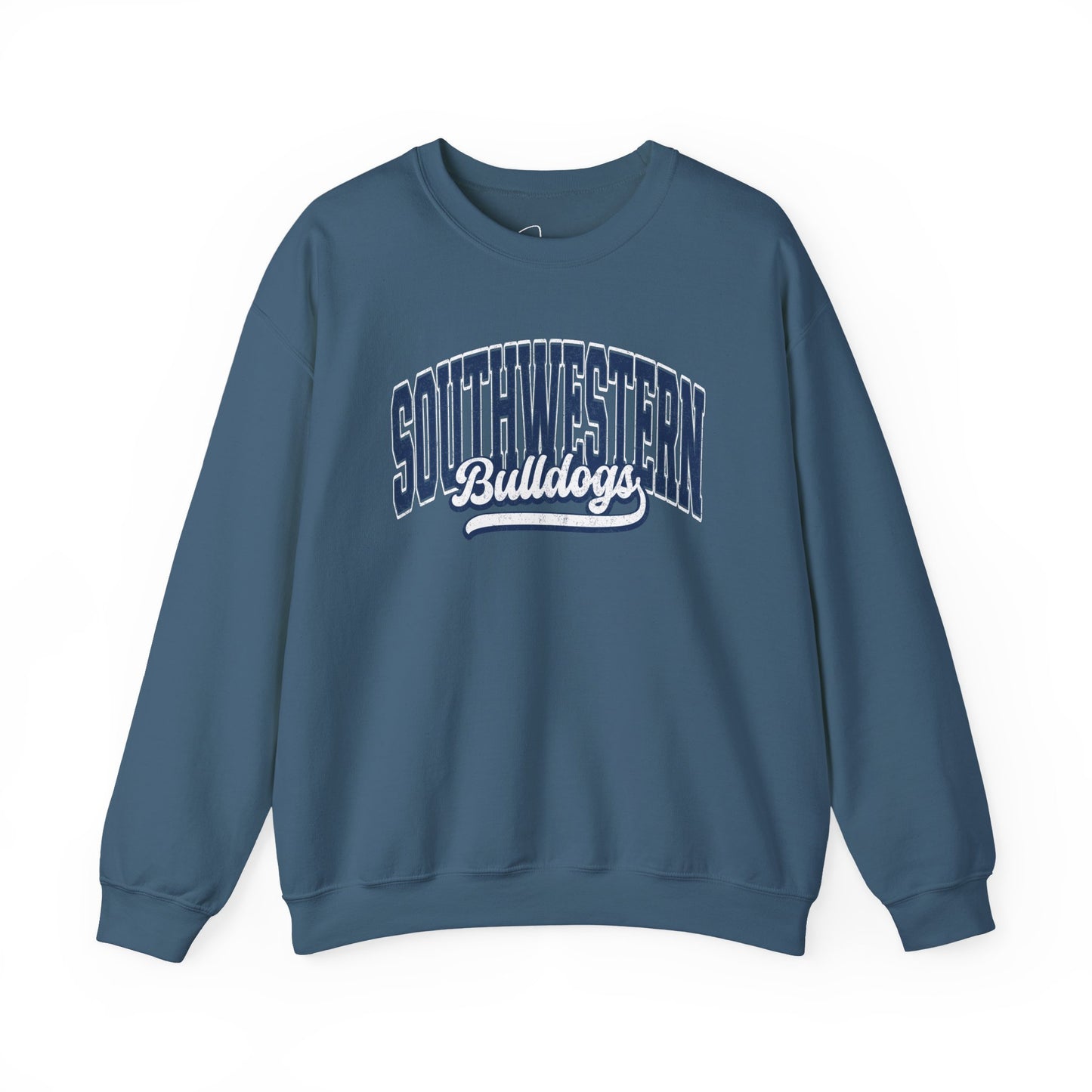 Retro bulldogs Heavy Blend™ Crewneck Sweatshirt