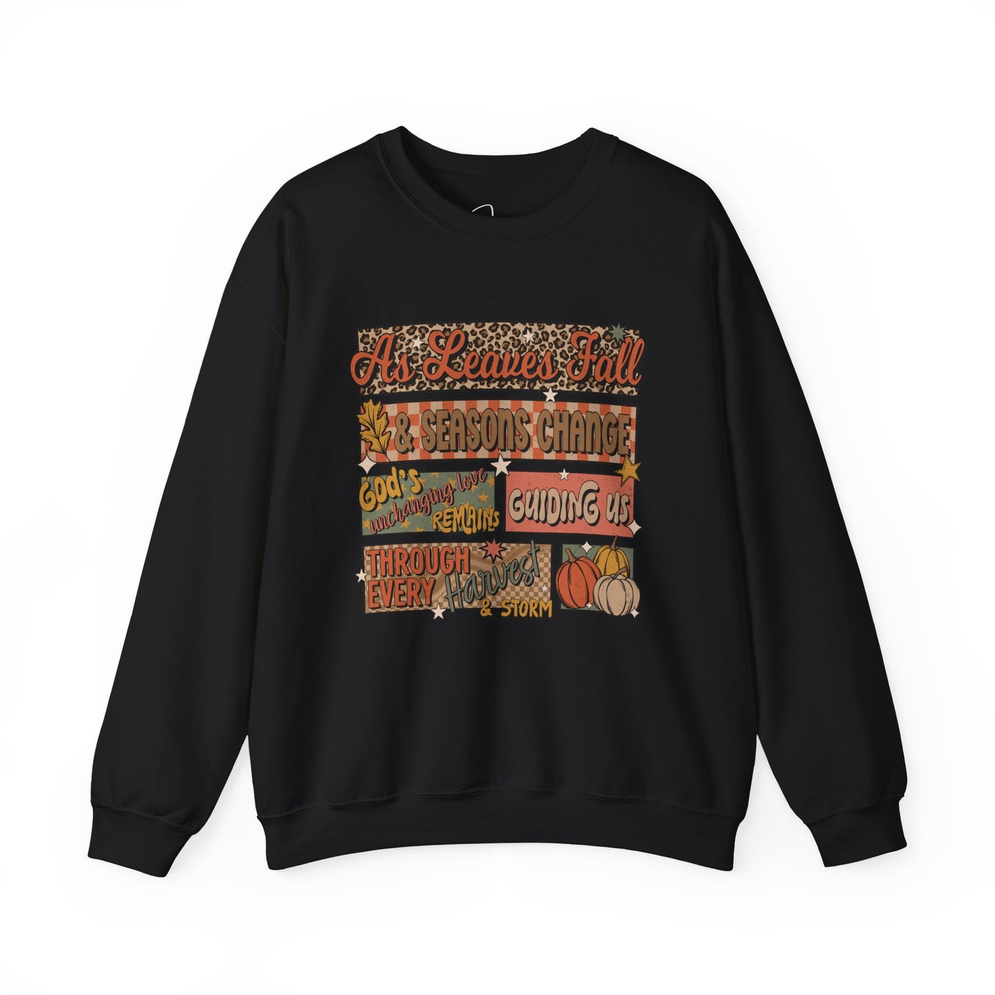 As Leaves Fall Gildan Crewneck