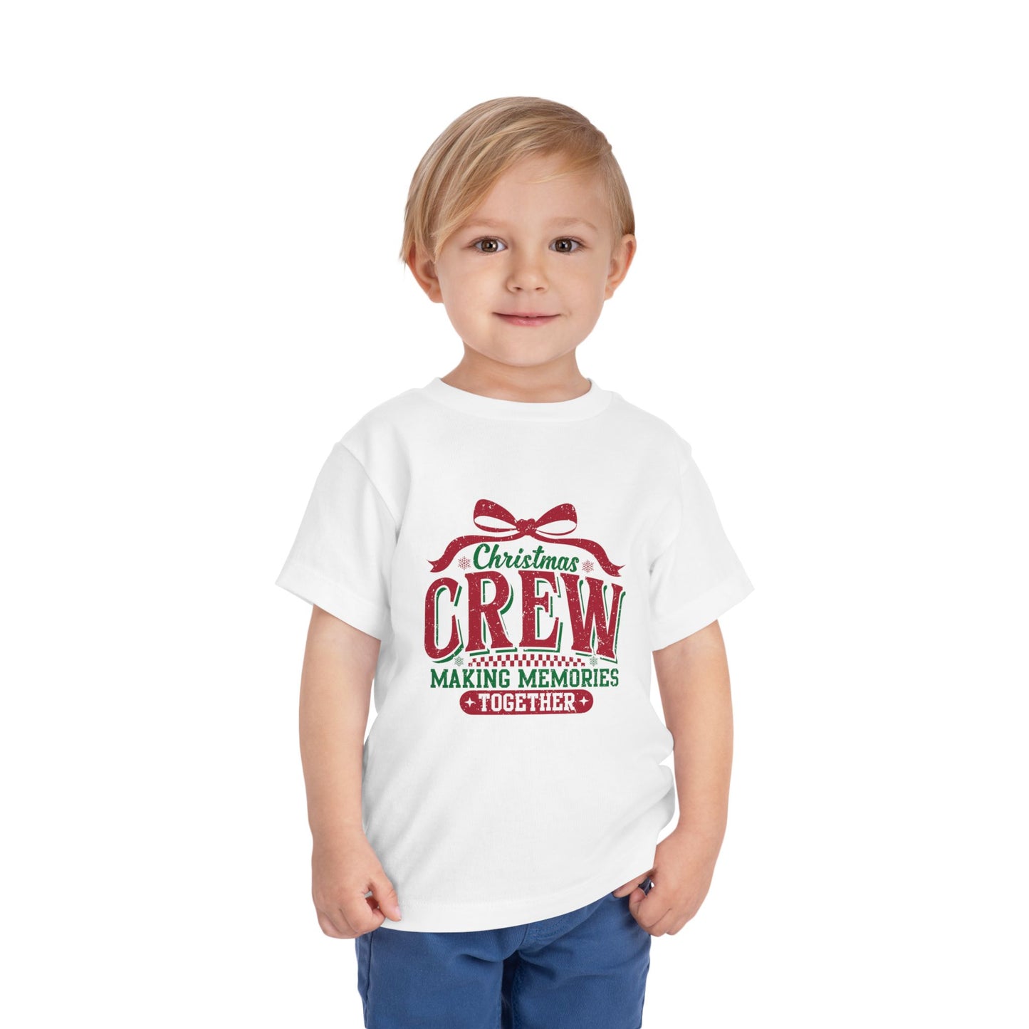 Toddler Short Sleeve Tee Christmas Crew