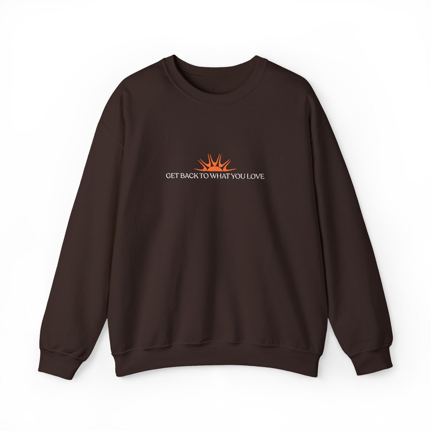 Embroidered Classic Get Back to What You Love TheraWest Crewneck