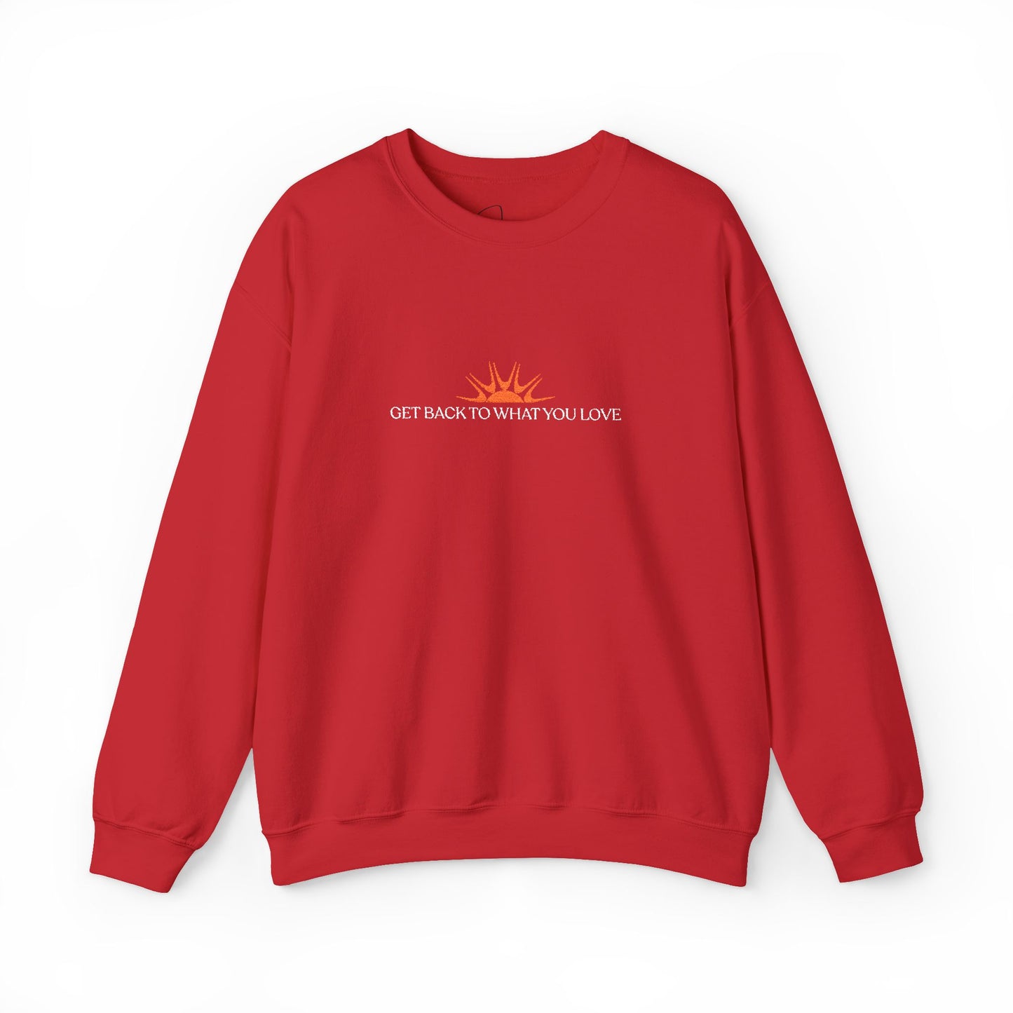 Embroidered Classic Get Back to What You Love TheraWest Crewneck