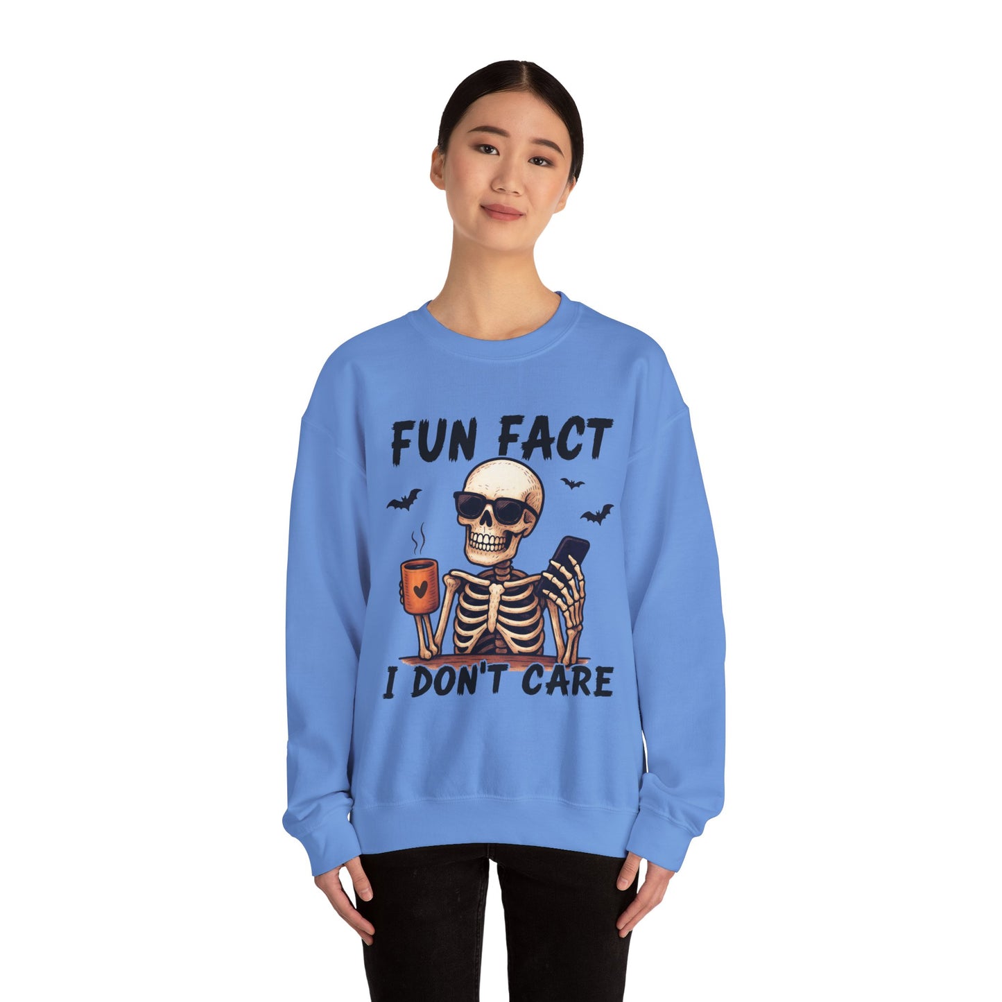 Fun Fact I Don’t Care Crewneck Sweatshirt