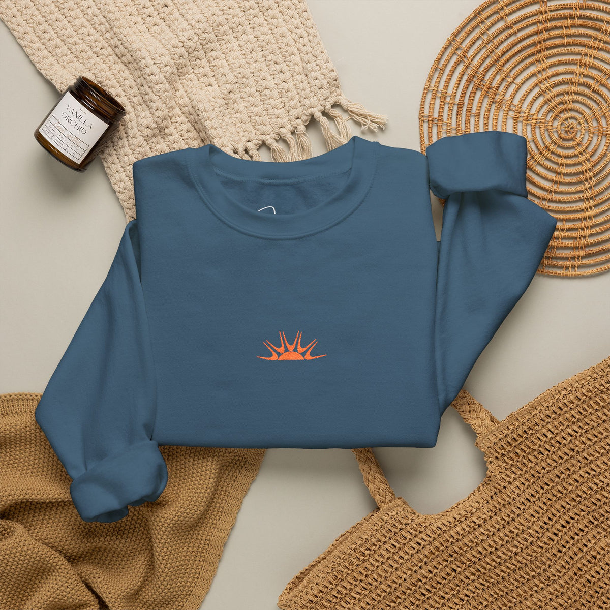 TheraWest Logo Embroidered Unisex Heavy Blend™ Crewneck Sweatshirt