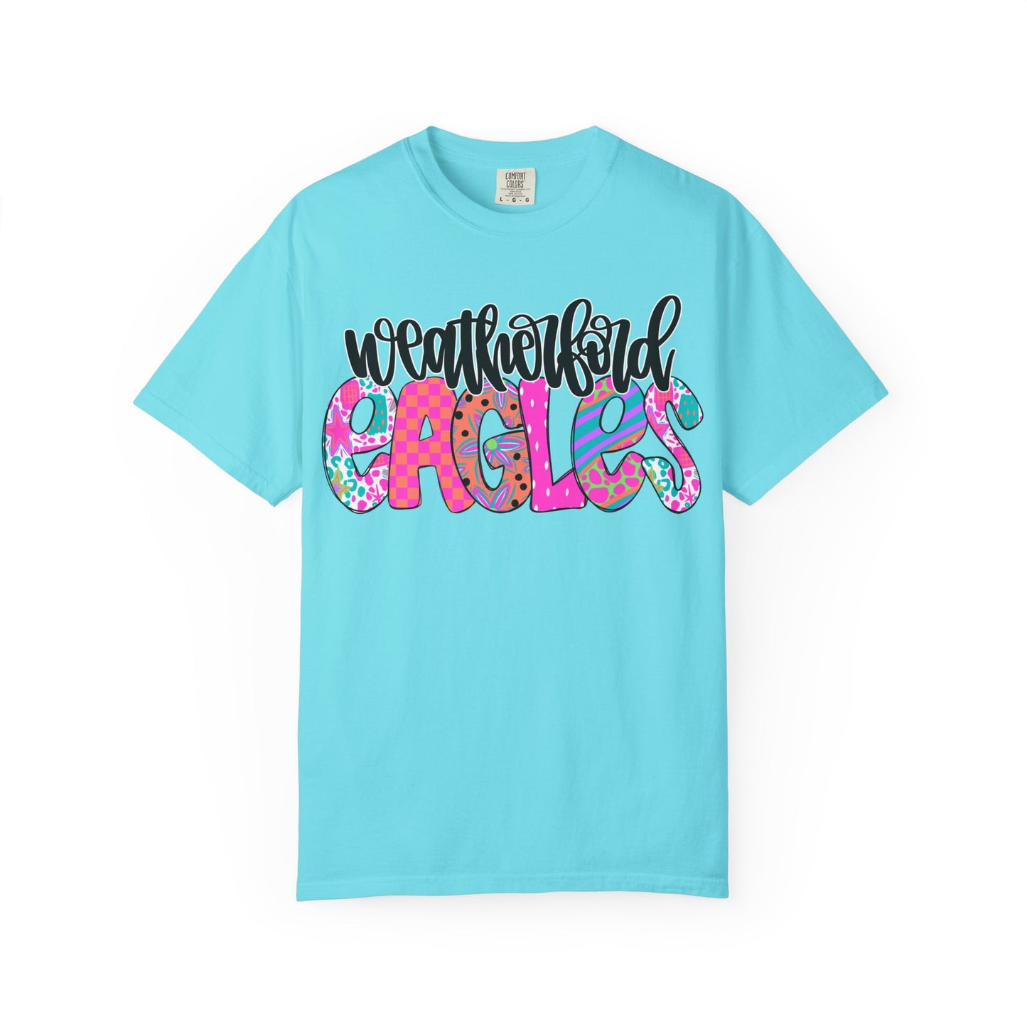 Weatherford Eagles Funky Comfort Colors Tee