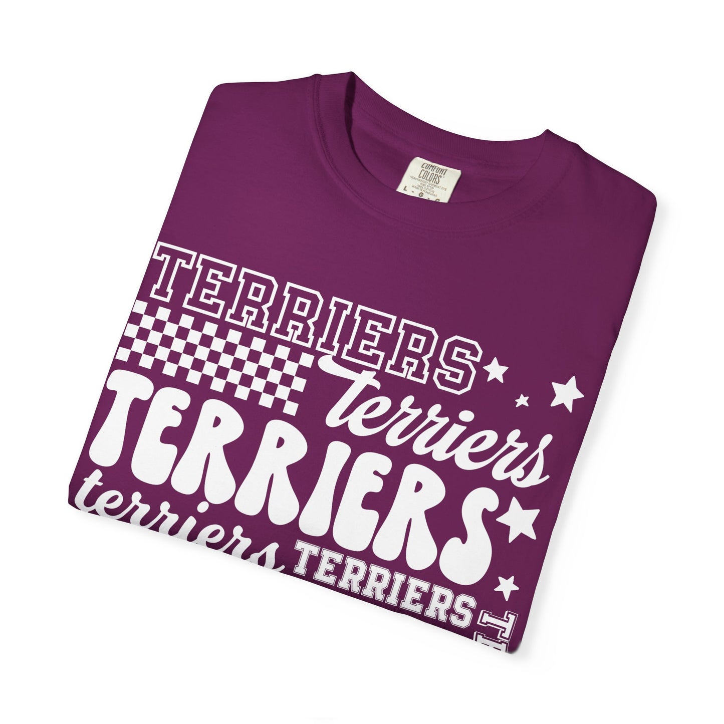 Terriers Repeated Comfort Colors Tee