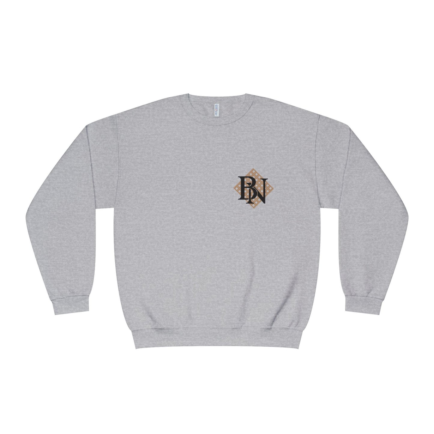 Burlap Napkin Crewneck Black Logo