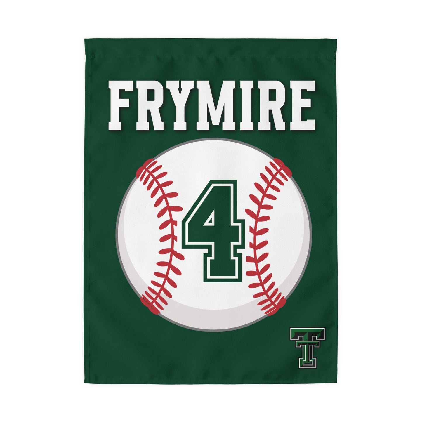 Custom Baseball Garden Flag 12x18