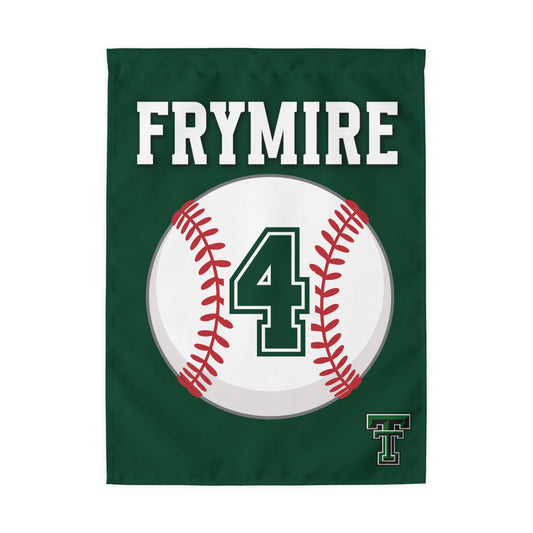 Custom Baseball Garden Flag 12x18
