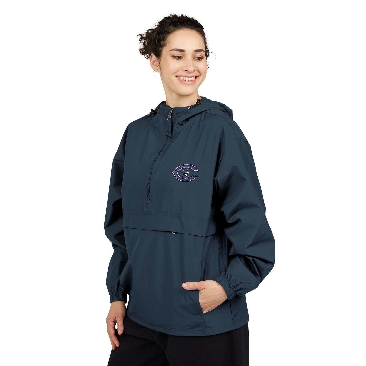 Champion Embroidered Unisex Packable Anorak Jacket Cordell
