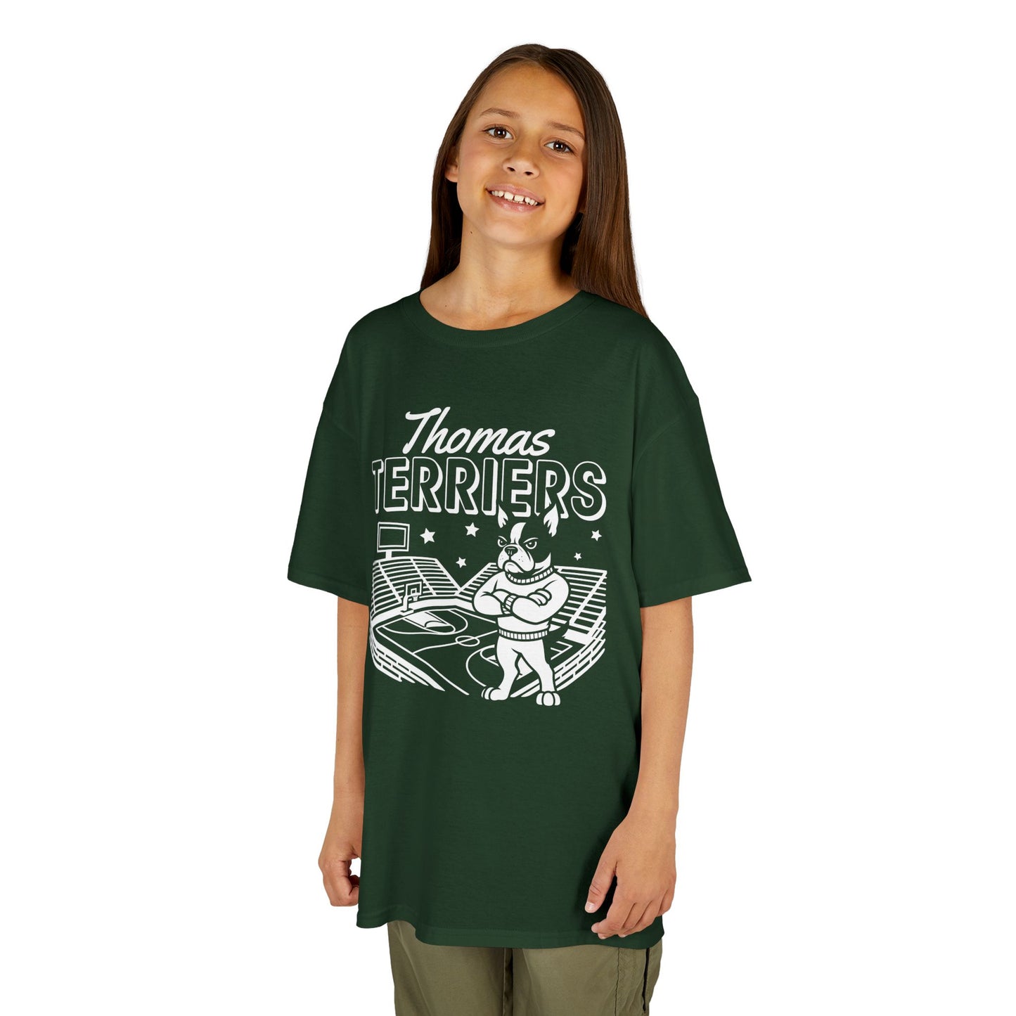 Youth Thomas Terriers Basketball Tee