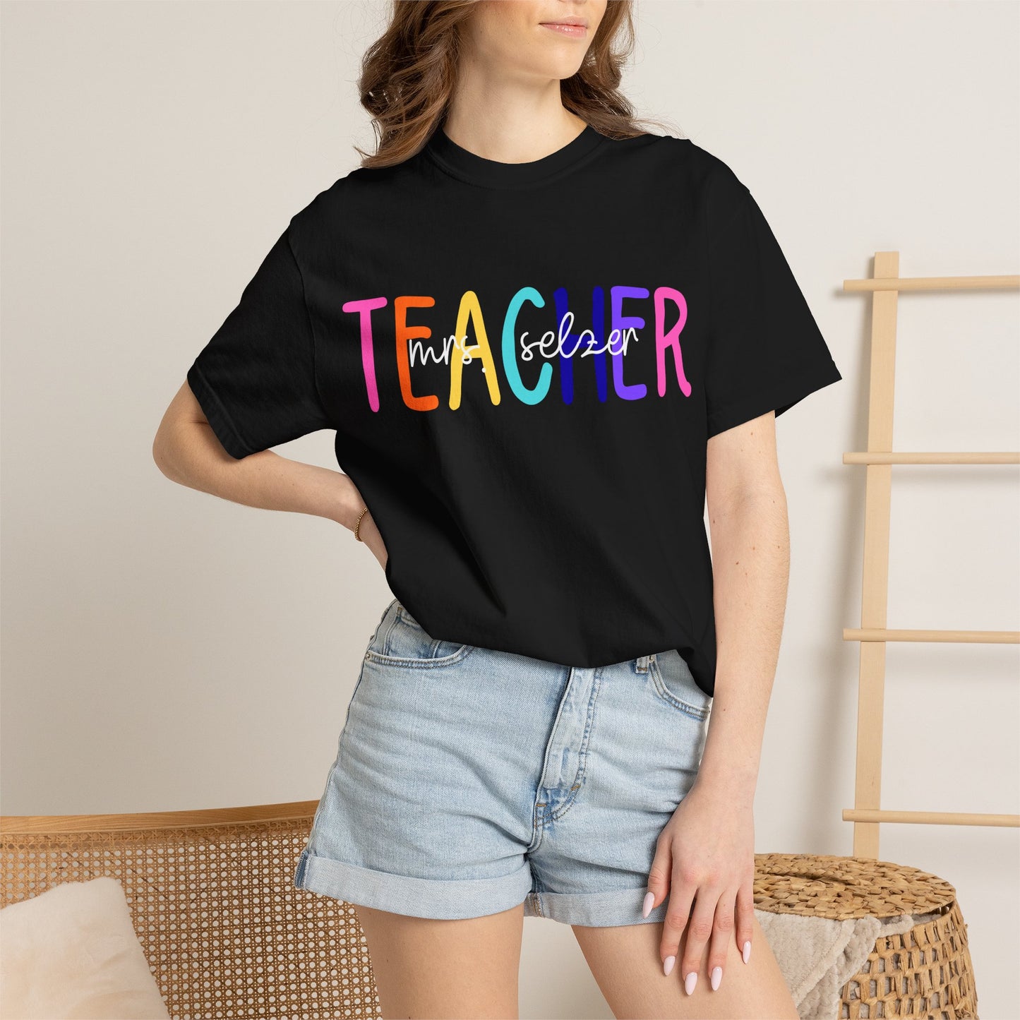 Custom Name Teacher Comfort Colors