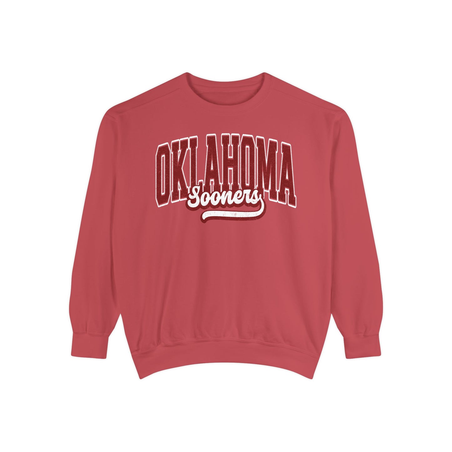 Retro Oklahoma Crewneck Comfort Colors Heavy Weight