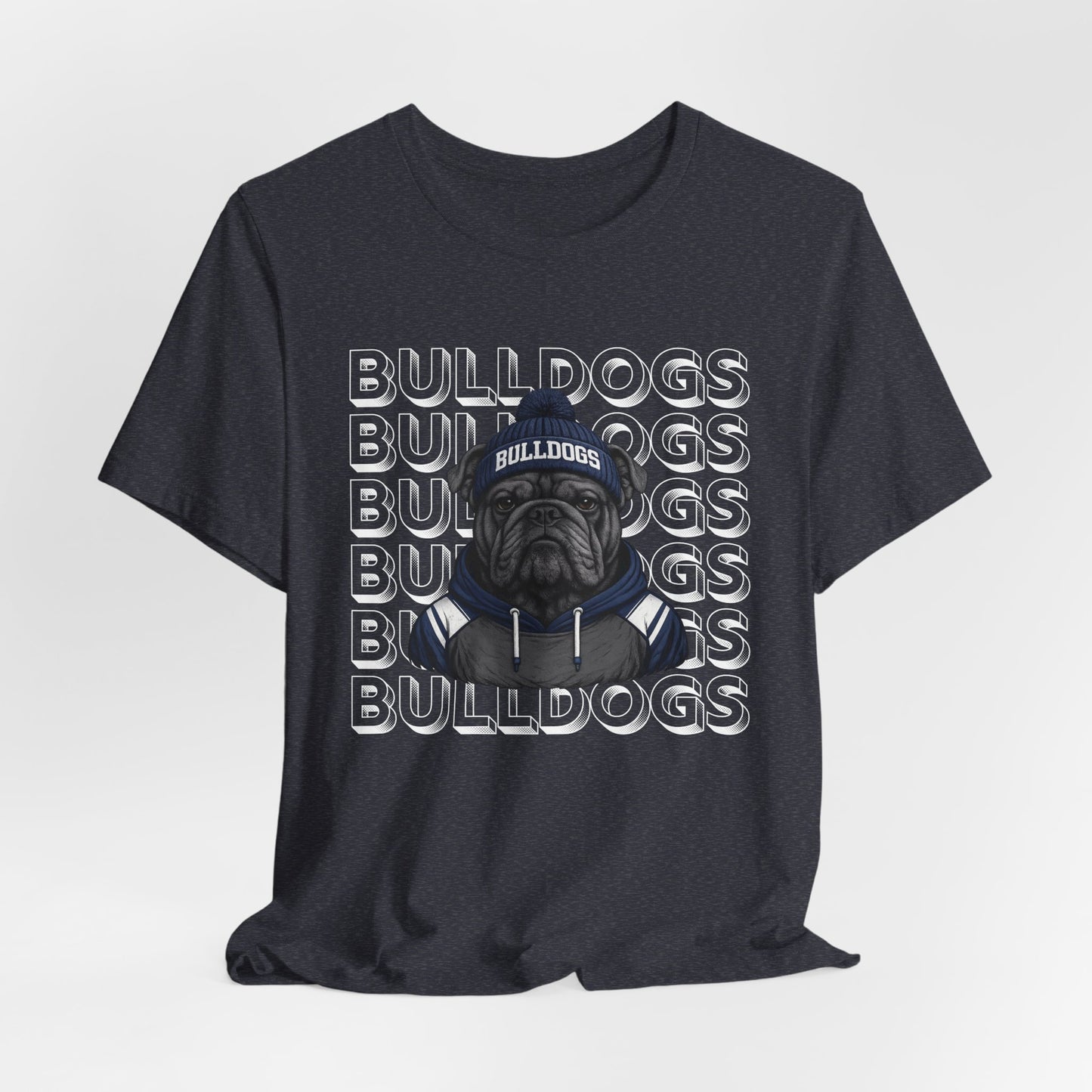 Stacked Bulldogs Bella Canvas