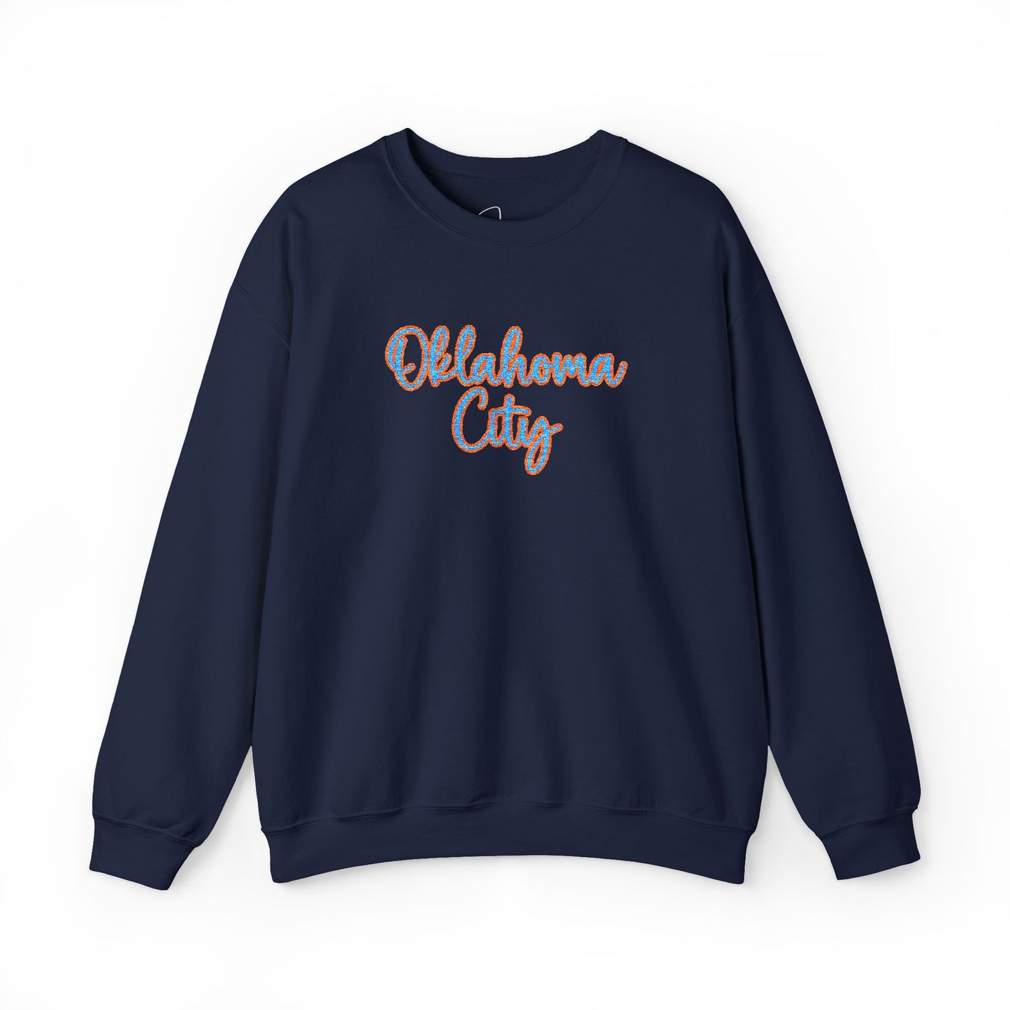 OKC Embroidery Unisex Heavy Blend™ Crewneck Sweatshirt