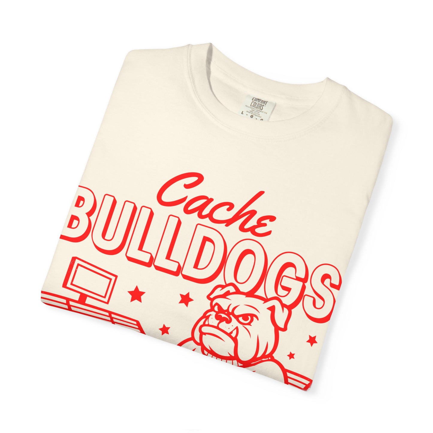 Cache Bulldogs Basketball Comfort Colors Tee