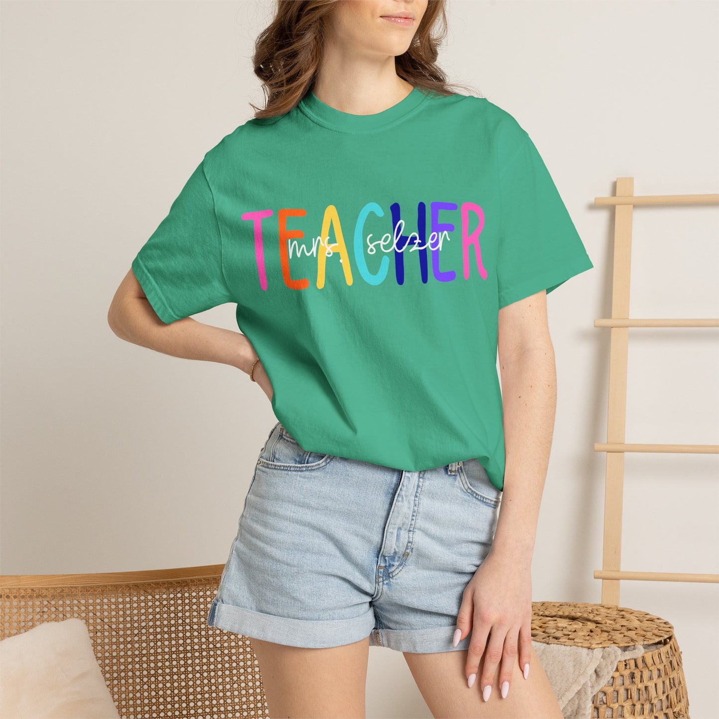 Custom Name Teacher Comfort Colors