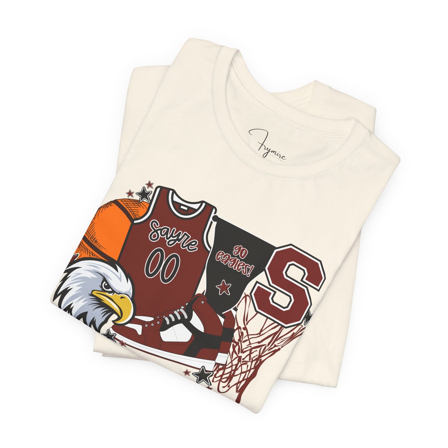 Limited Time Sayre Eagles Custom Jersey Bella Canvas Tee
