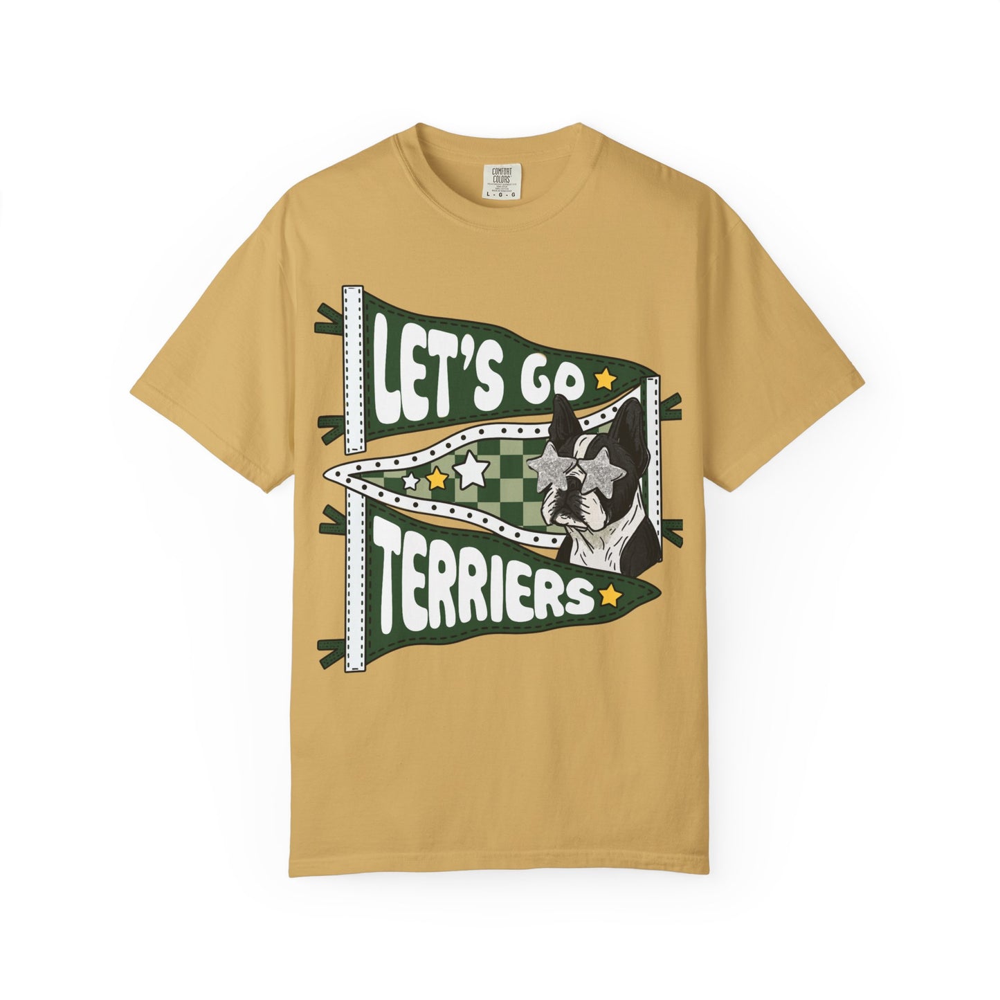 Pennant Flag Terriers Comfort Colors