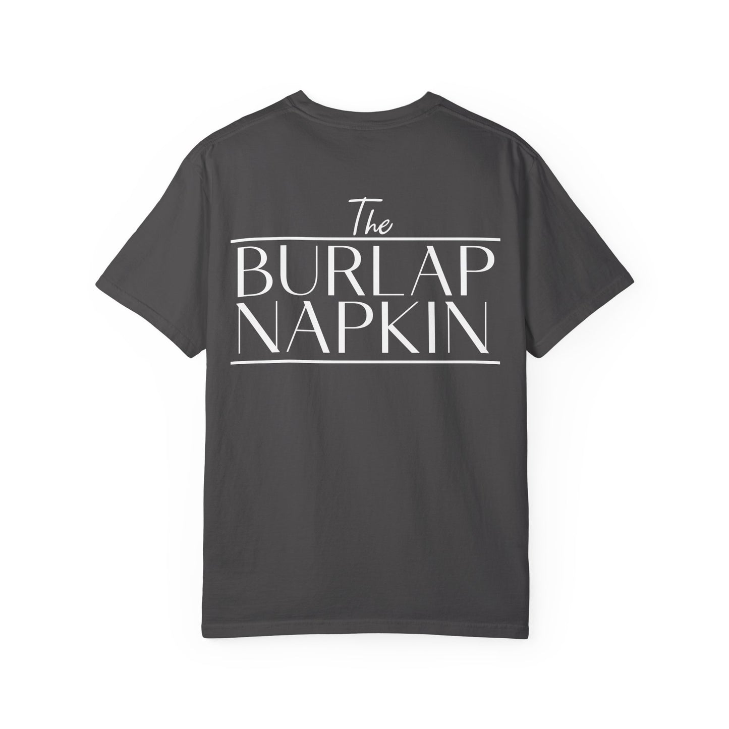 Burlap Napkin Comfort Colors Front/Back