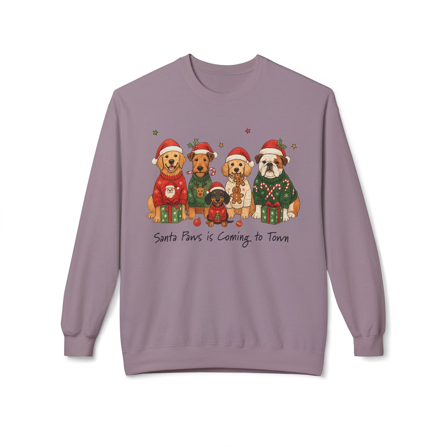 Santa Paws is Coming to Town Crewneck
