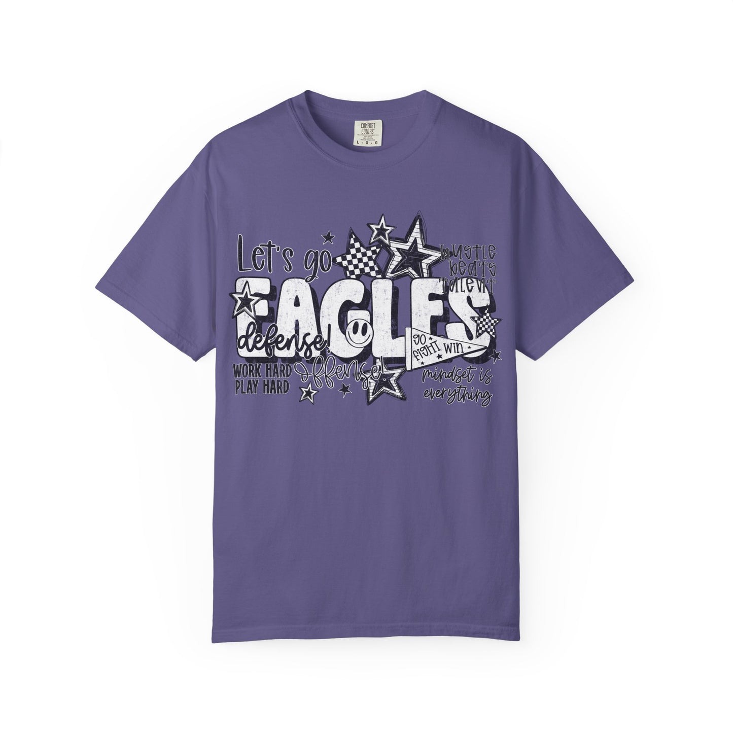 Lets Go Eagles Comfort Colors