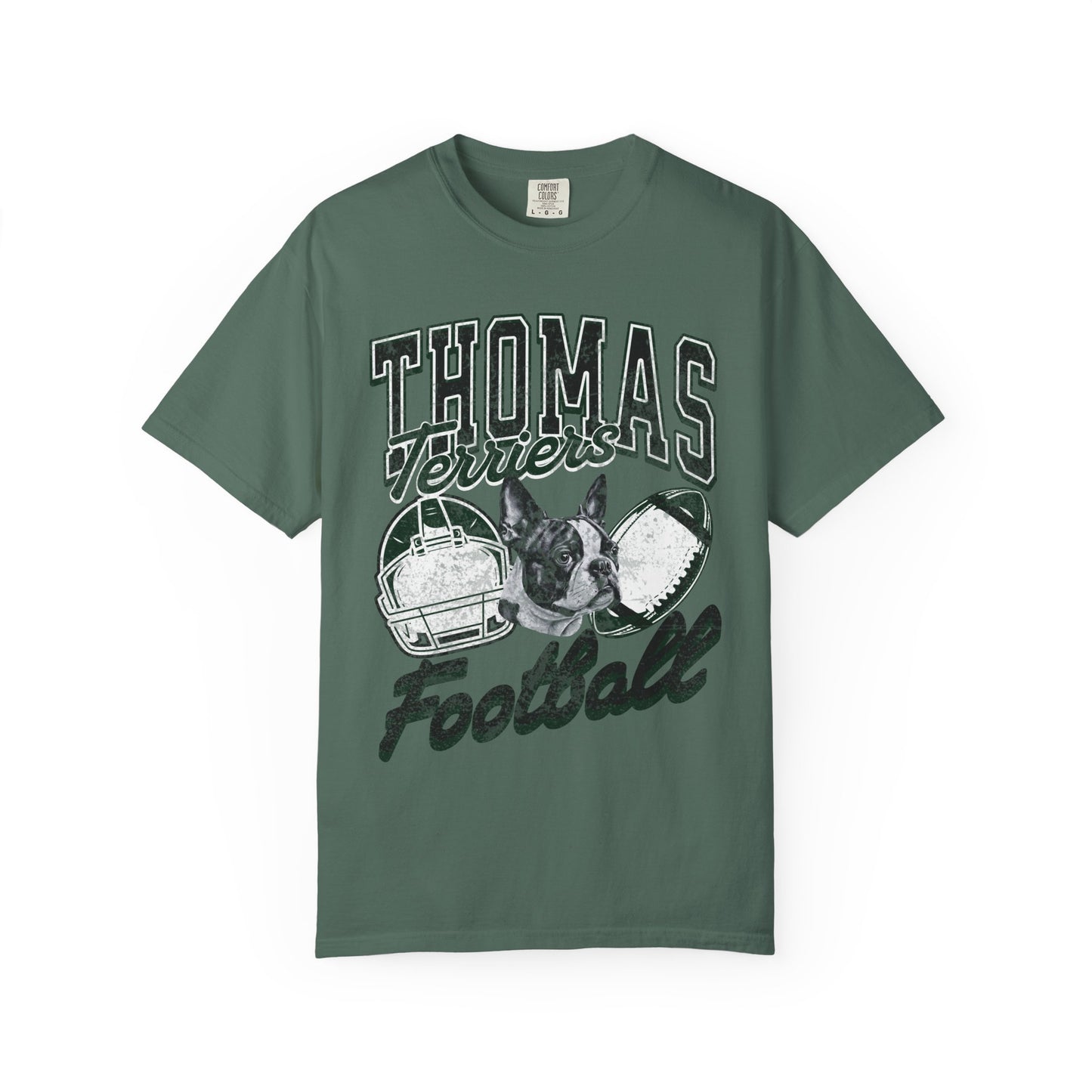 Thomas Terriers Football Comfort Colors