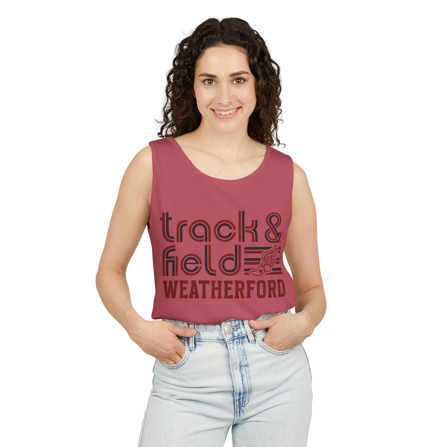 Comfort Colors Track And Field Tank Weatherford