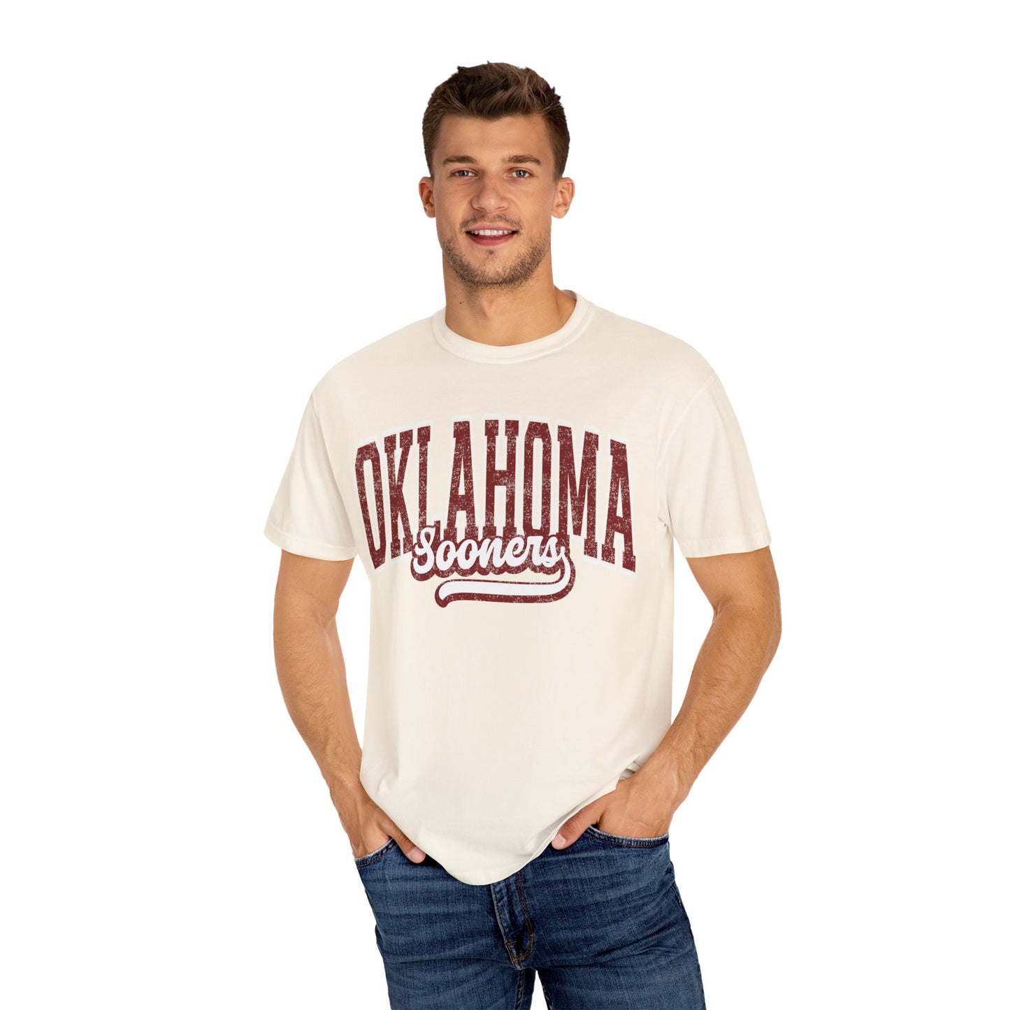 Retro comfort colors tee Oklahoma