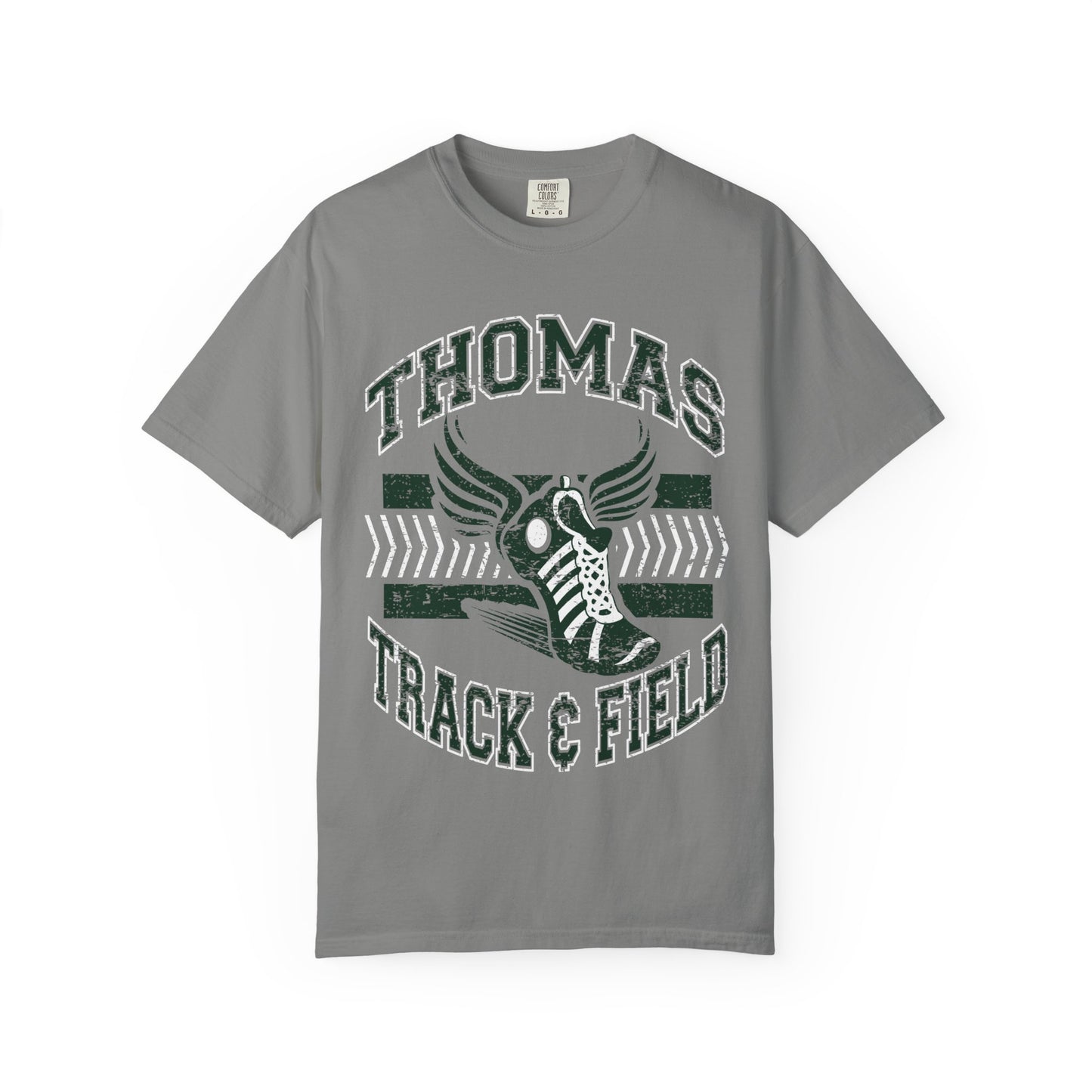 Thomas Track and Field Comfort Colors Tee