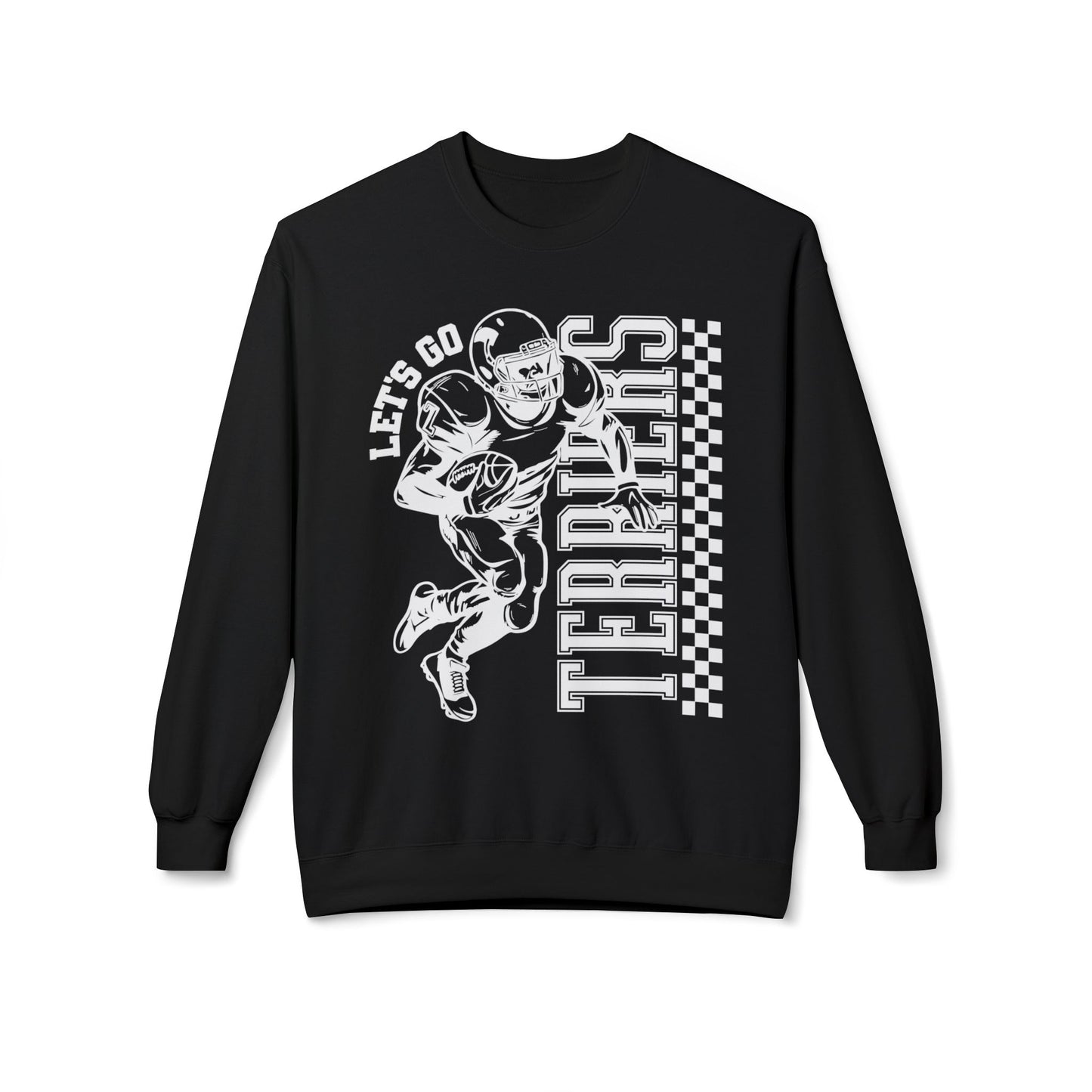Terriers Football Lets Go Softstyle Crewneck