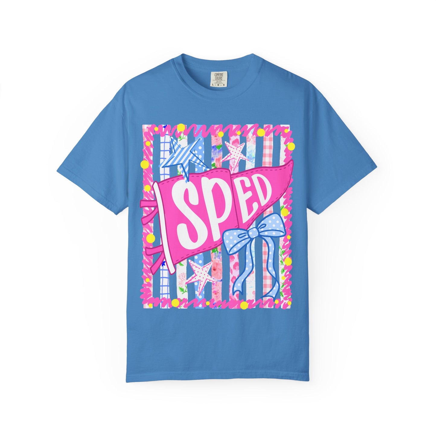 SPED Pennant Flag Stripes Comfort Colors