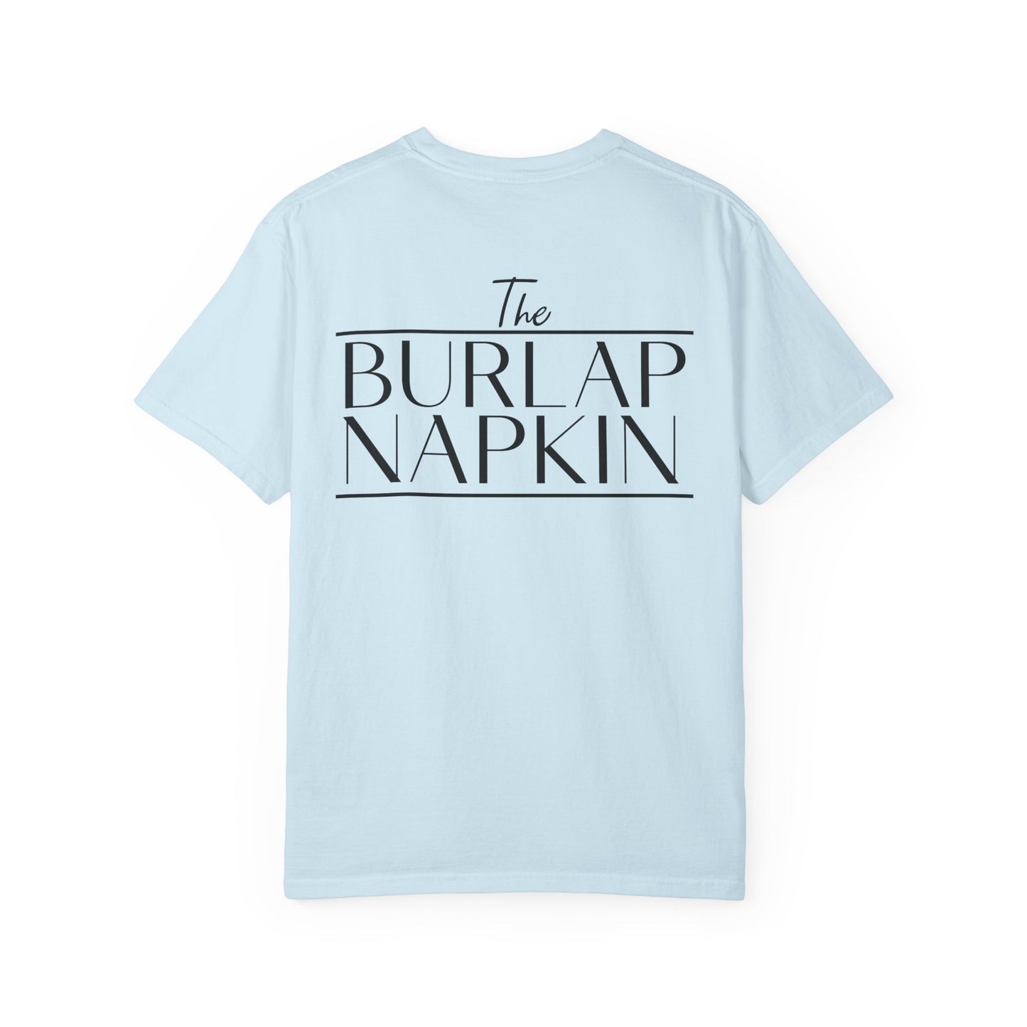 Burlap Napkin Comfort Colors Front/Back