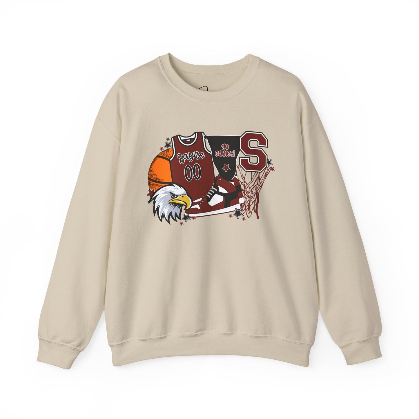 Limited Time Sayre Eagles Custom Jersey Crewneck