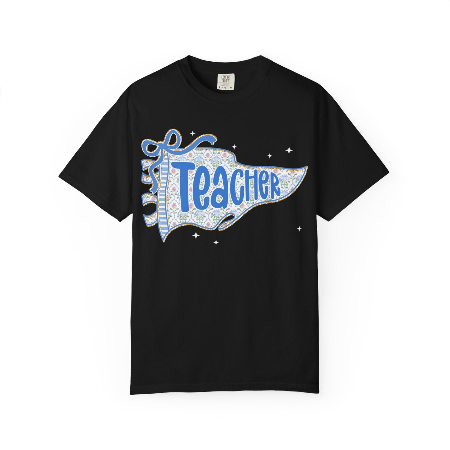 Teacher Pennant Flag Comfort Colors