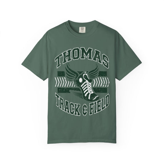 Thomas Track and Field Comfort Colors Tee