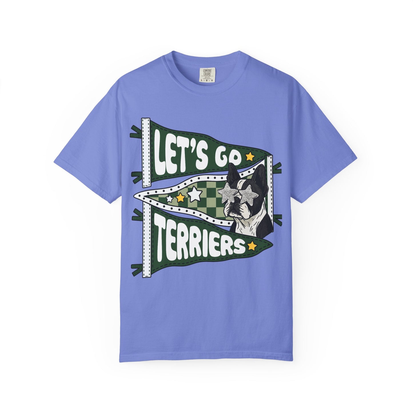 Pennant Flag Terriers Comfort Colors