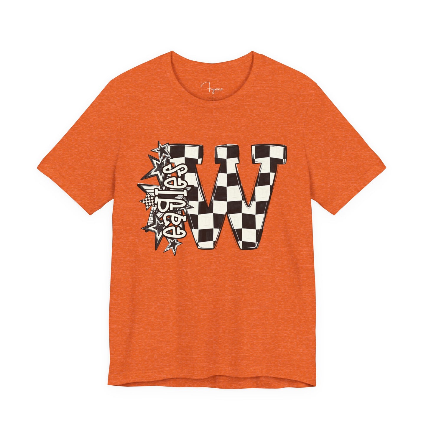 Checkered Weatherford Eagles Bella Canvas Tee