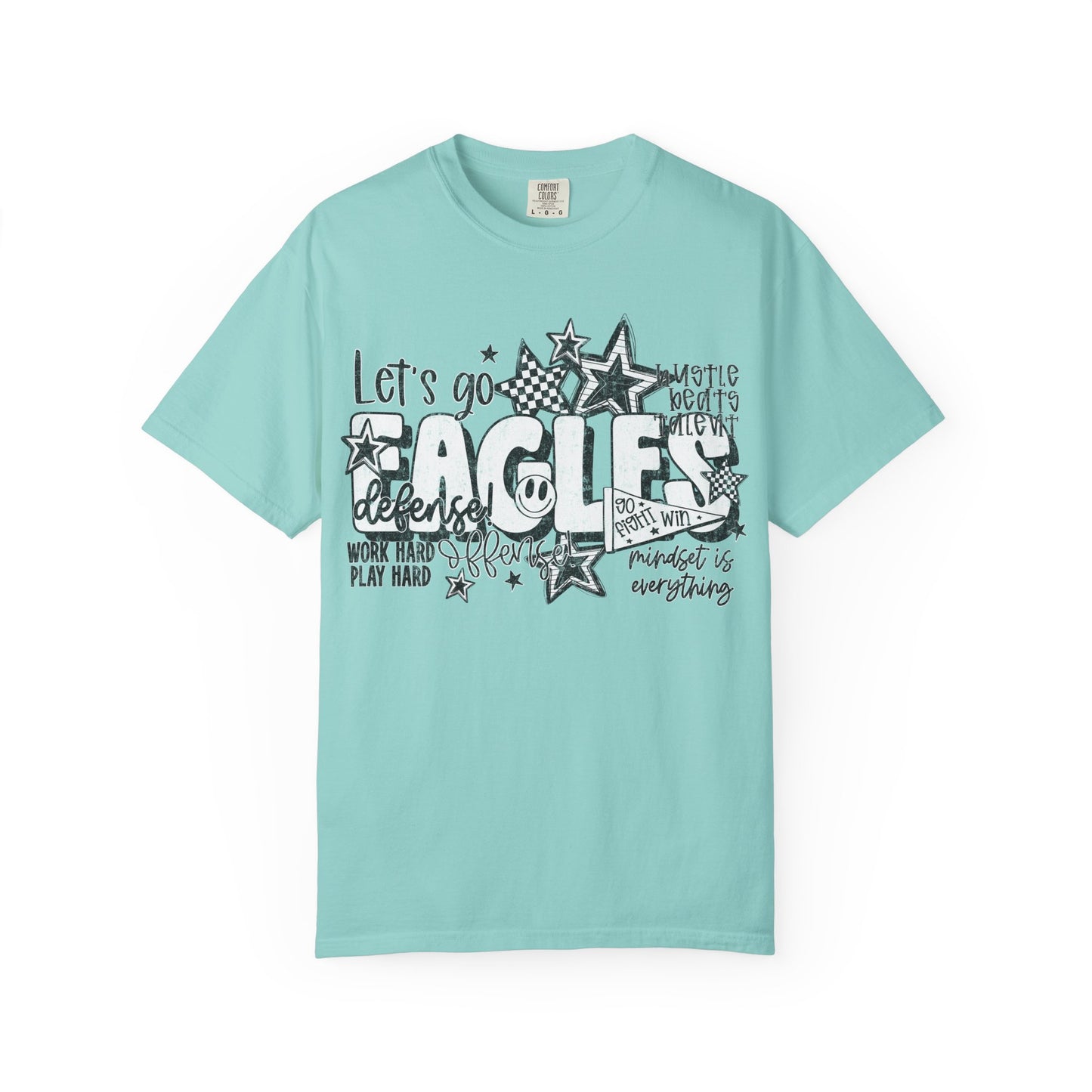 Lets Go Eagles Comfort Colors