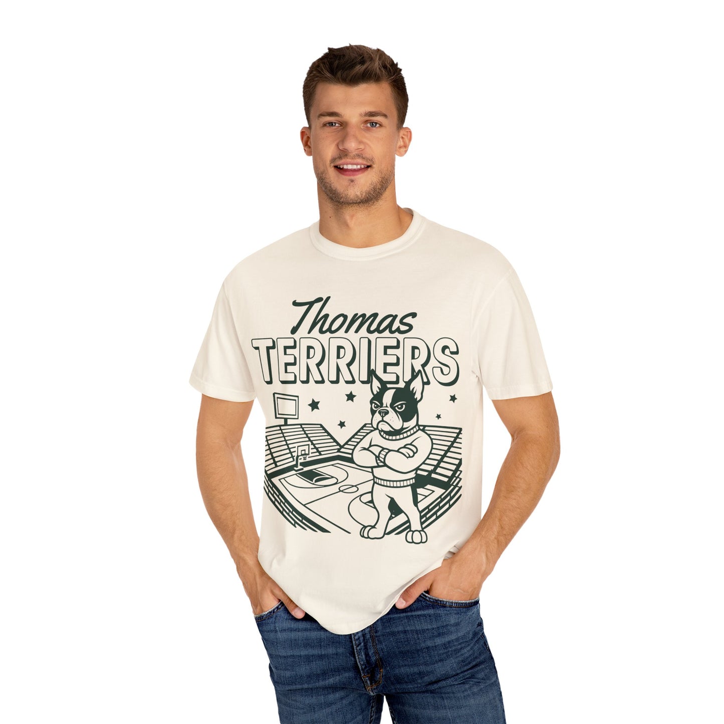 Thomas Terriers Basketball Tee