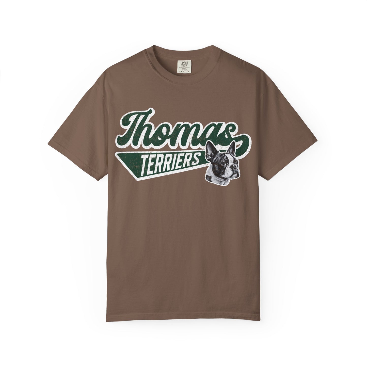 Thomas Terrier Mascot Tee Comfort Colors