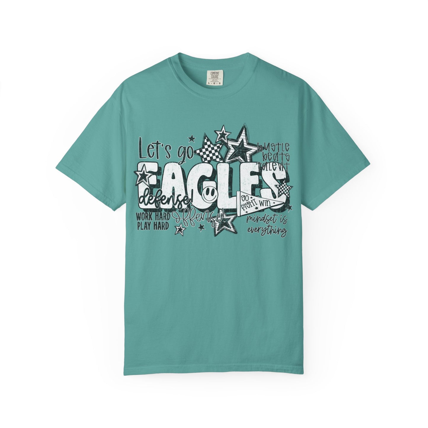 Lets Go Eagles Comfort Colors